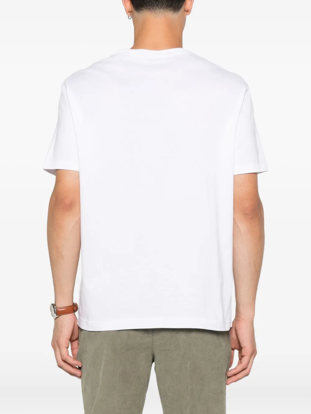 Paul & Shark Katoenen T-shirt met logoprint Wit