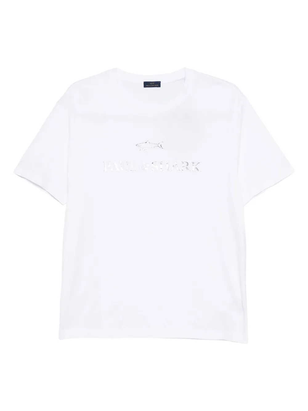 Paul & Shark Katoenen T-shirt met logoprint Wit