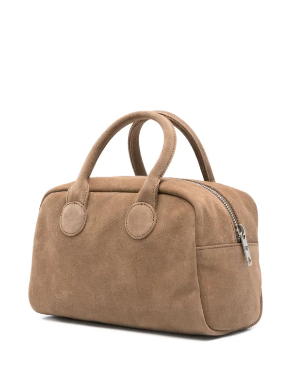 トートバッグ Marge Sherwood calf-suede top handle tote bag Marge Sherwood calf-suede Top Handle Tote Bag | Brown