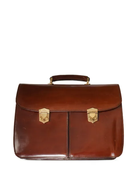 Lardini leather briefcase