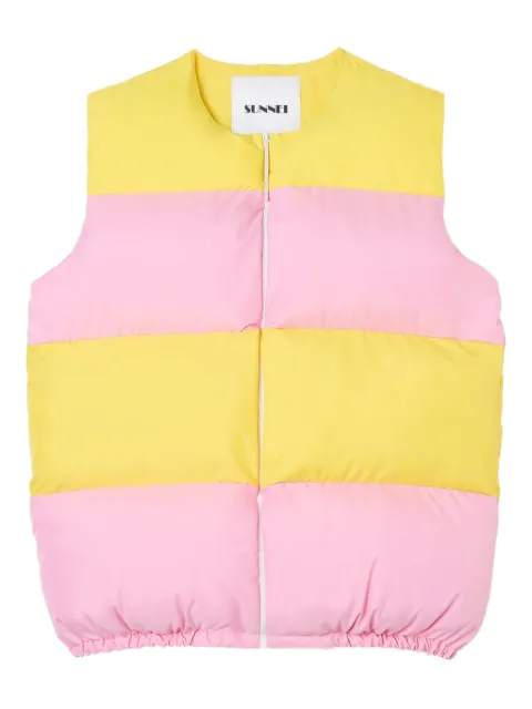 Sunnei striped gilet