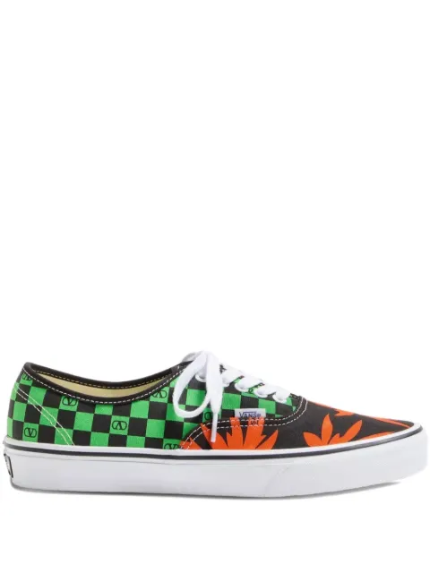Valentino Garavani x Vans VLogo Checkerboard and Tropical Leaves-print low-top sneakers