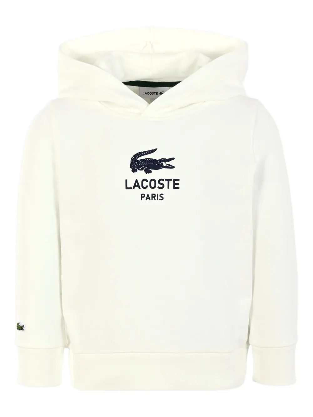 Lacoste Kids Hoodie met logo Beige