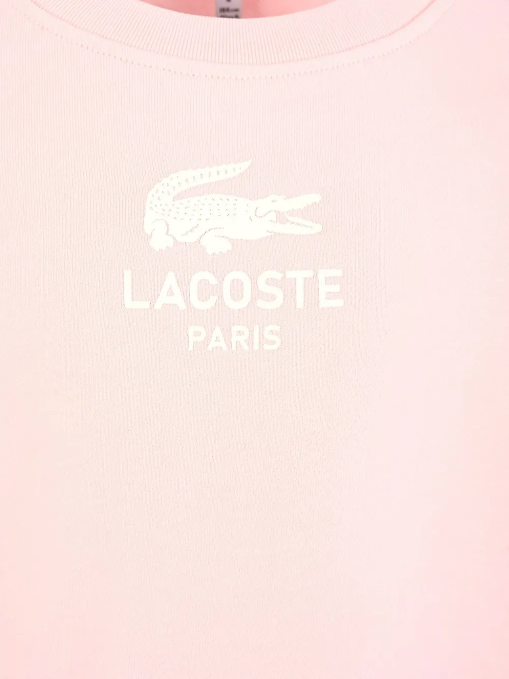 Lacoste Kids Sweater met logo Roze