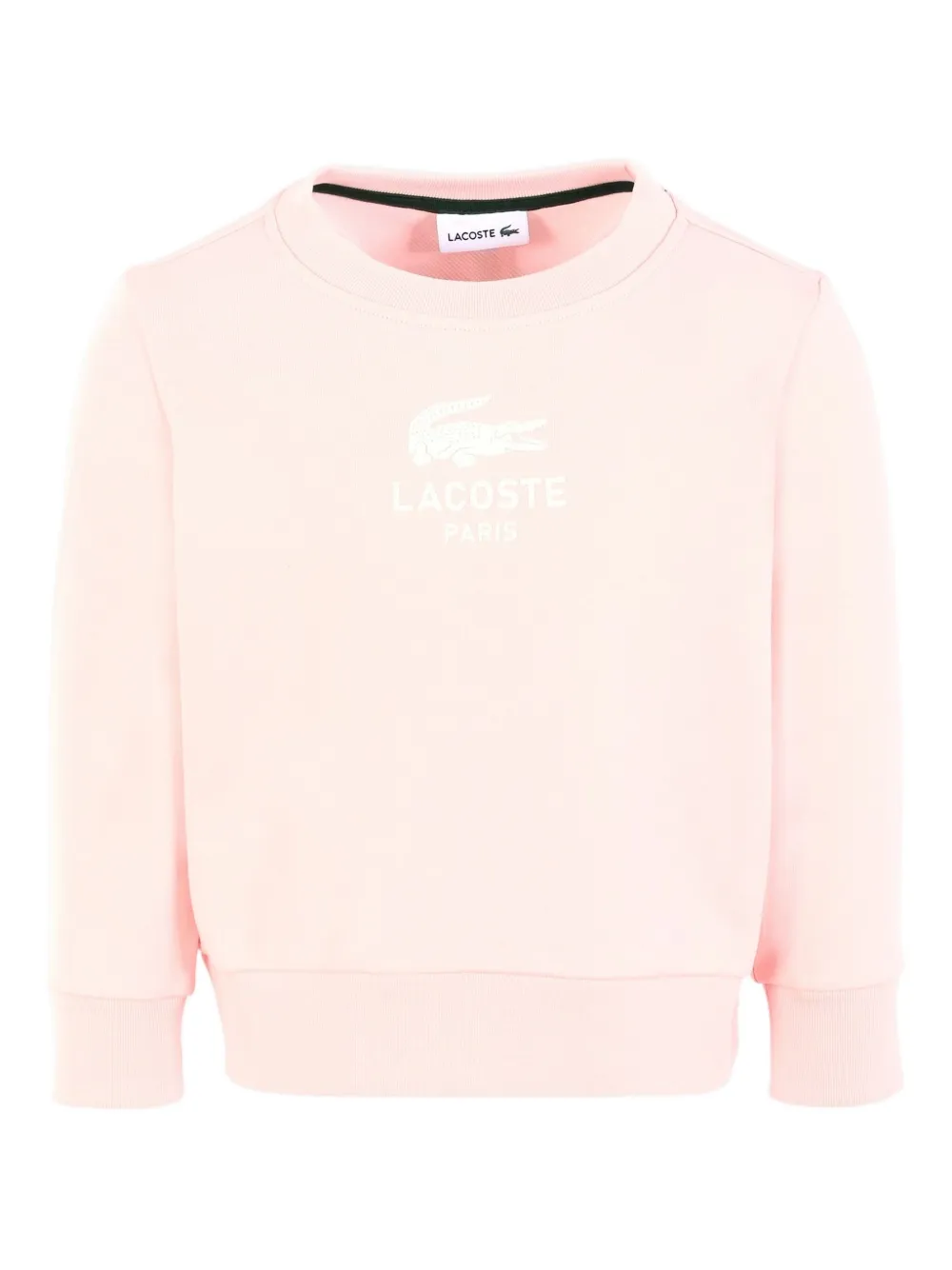Lacoste Kids Sweater met logo Roze