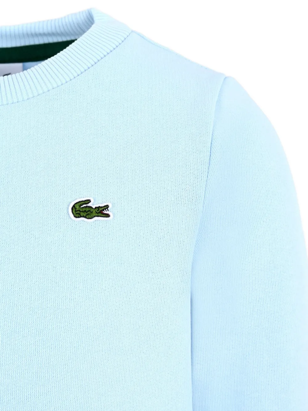 Lacoste Kids Sweater met logopatch Blauw