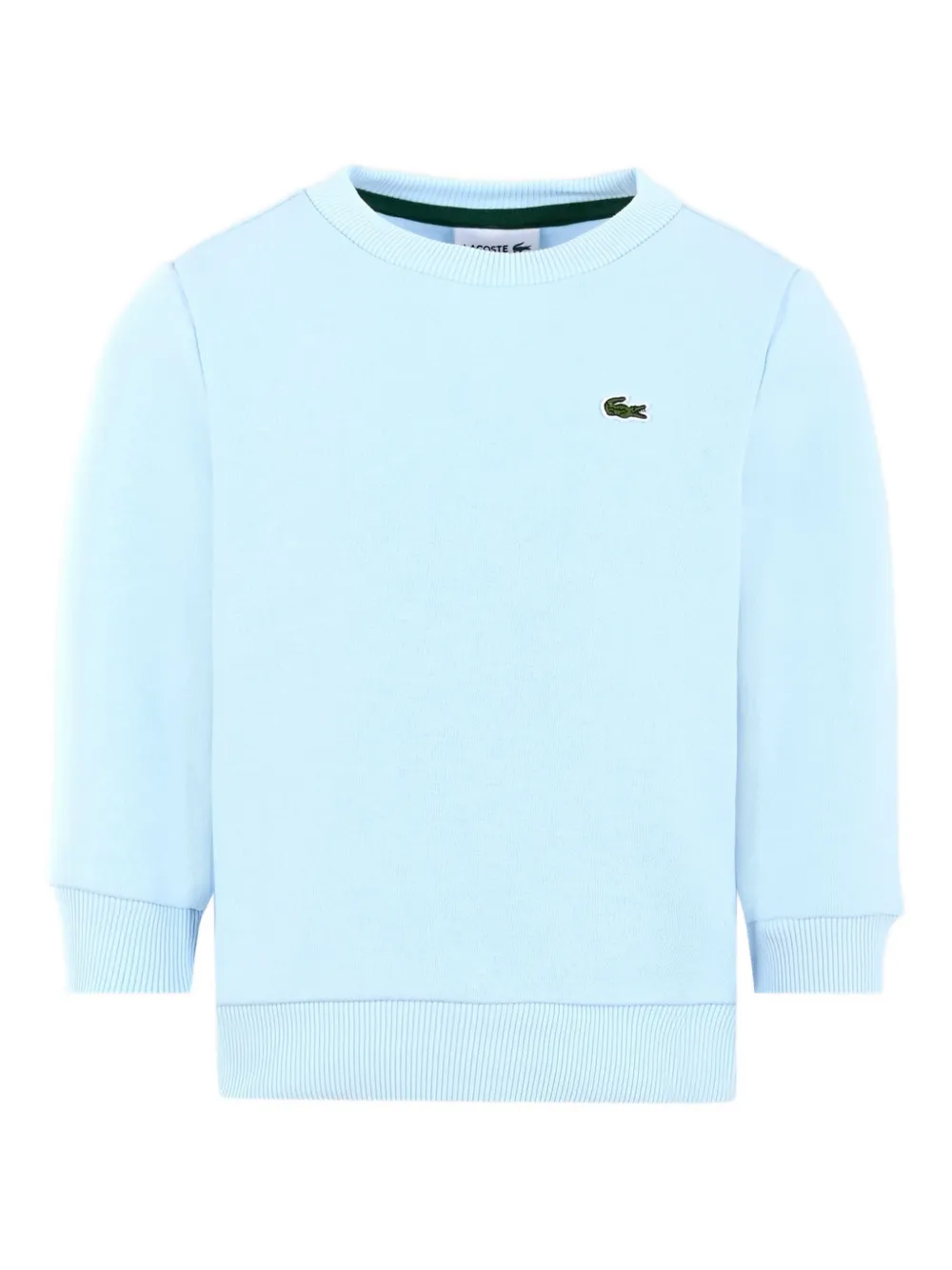 Lacoste Kids Sweater met logopatch Blauw