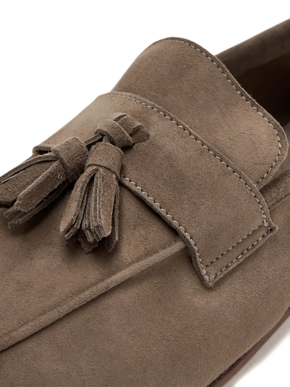 Sophique Milano Tassel-embellished Loafers In Brown