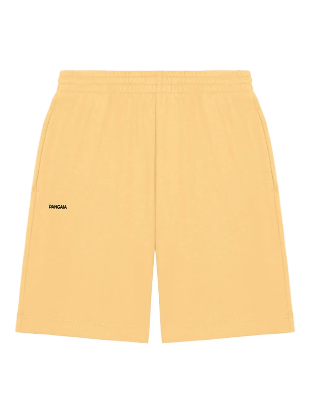 Pangaia Kids logo-embroidered shorts | Yellow | Image 1