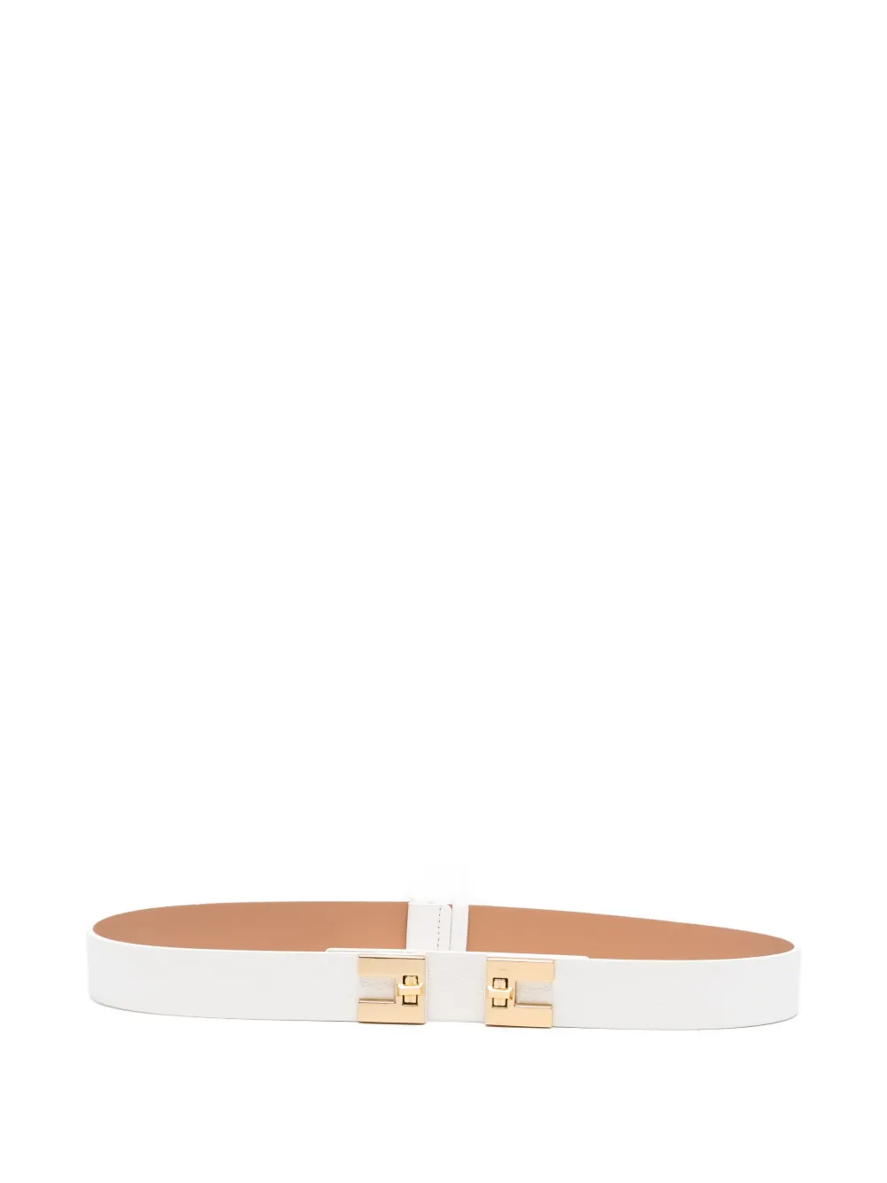 Elisabetta Franchi Riem met logogesp Wit