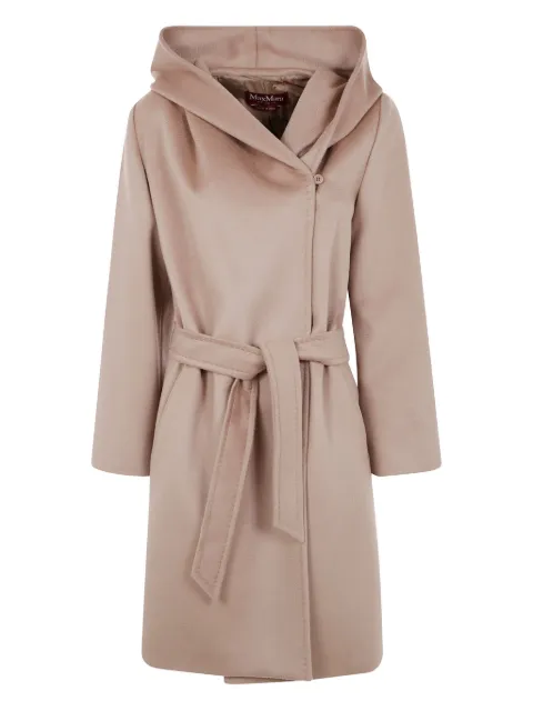 Max Mara belted wool double-breasted coat