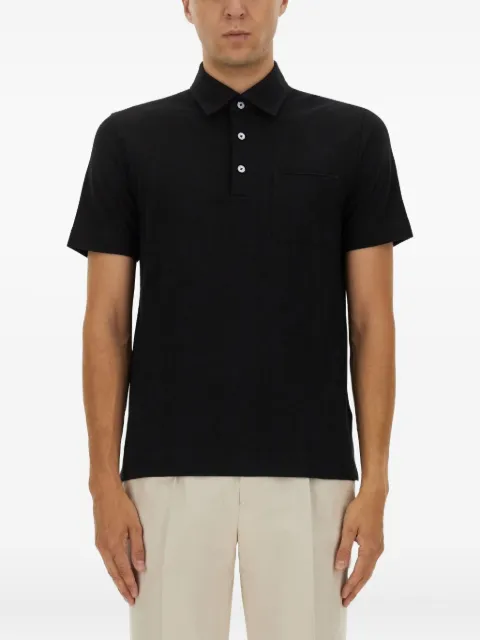 Zegna playera tipo polo con bolsillo