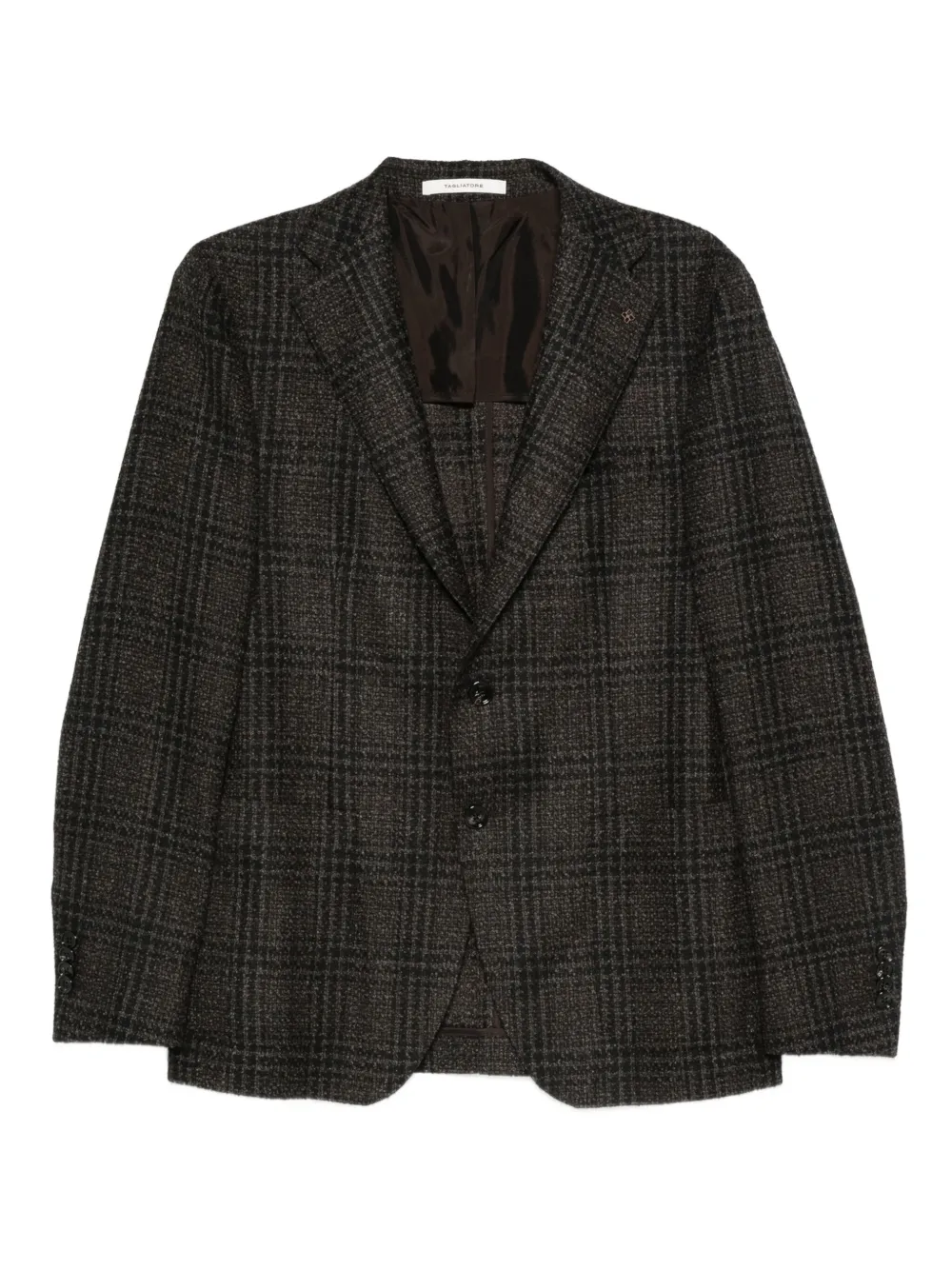 Tagliatore checked blazer | Brown | Image 1