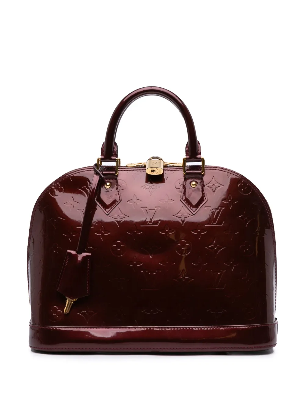 Louis Vuitton Pre-Owned 1998-2025 モノグラム ヴェルニ アルマ PM ハンドバッグ - レッド Louis Vuitton Pre-Owned 1998-2025 モノグラム ヴェルニ アルマ PM ハンドバッグ - レッド