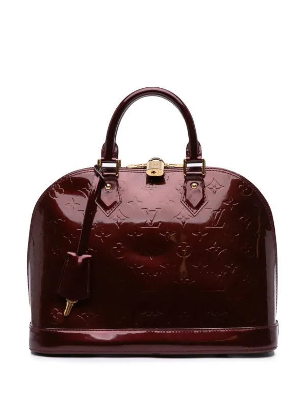 【希少】 LOUIS VUITTON Monogram Vernis Alma PM レッド バッグ 31095722_60209695_600.jpg