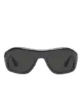 Port Tanger geometric-frame sunglasses - Black