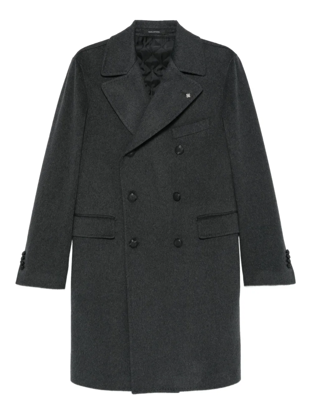 Tagliatore double-breasted coat | Grey | Image 1