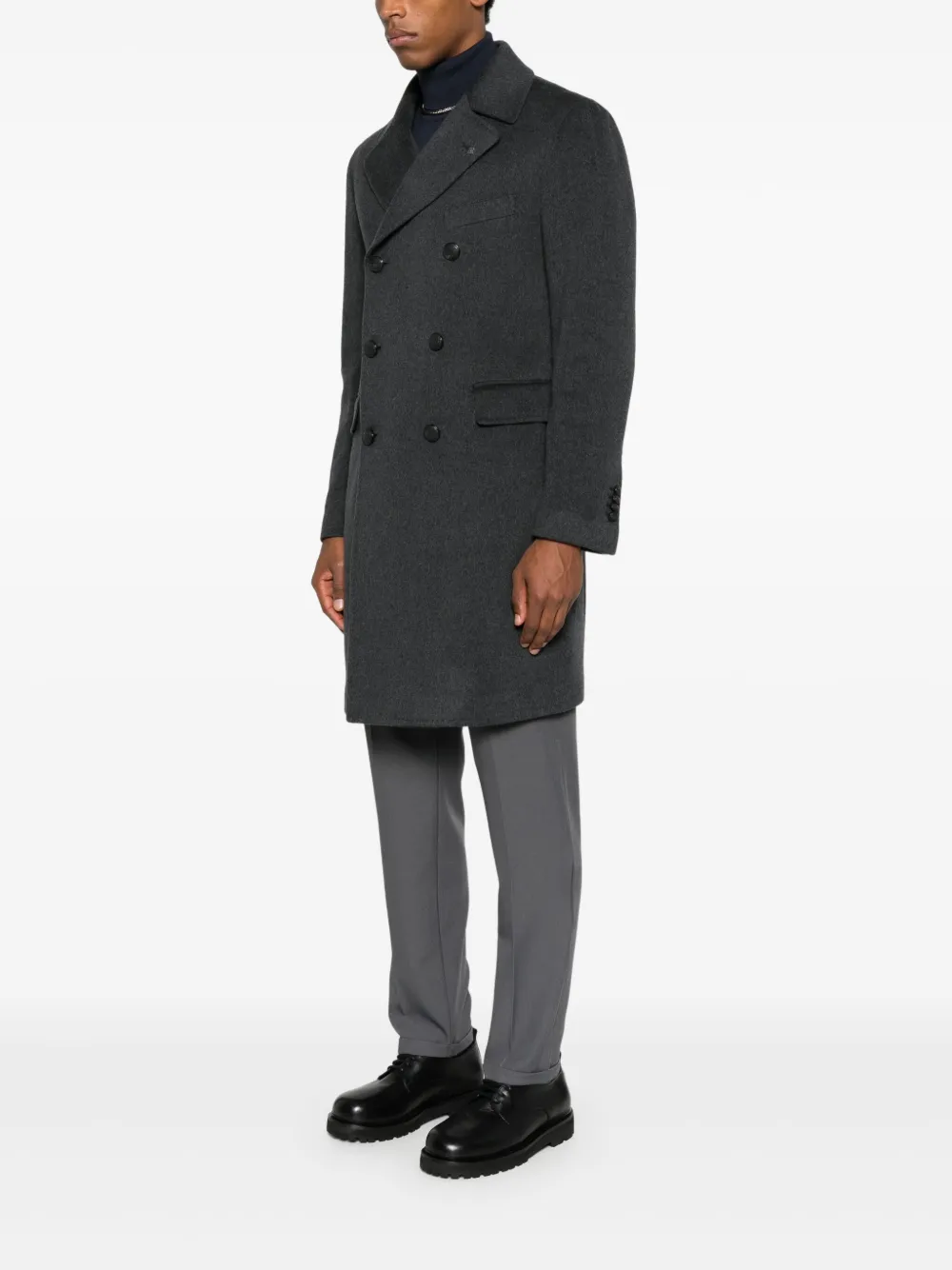 Tagliatore Jas met dubbele rij knopen Grijs