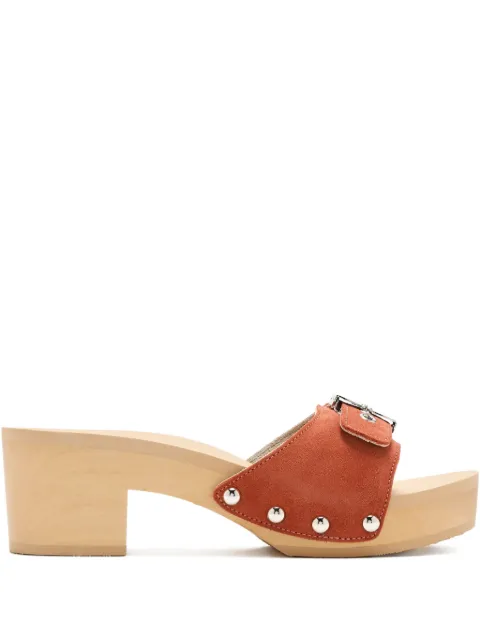 Scholl 40mm Pescura Ibiza buckle-fastening studded sandals