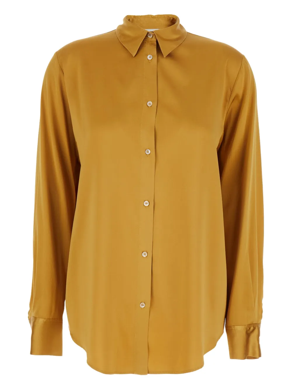 Forte Forte button-down silk shirt - イエロー Forte Forte button-down silk shirt - イエロー