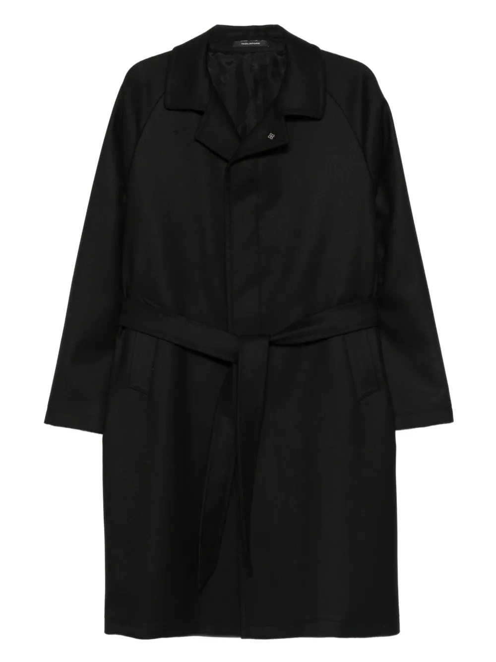 Tagliatore abrigo con mangas raglán | negro | Image 1