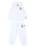 Moschino Kids embroidered tracksuit - White
