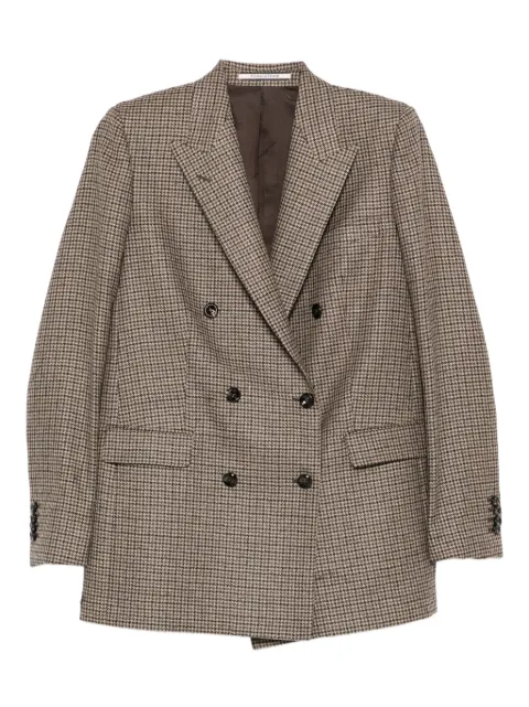 Tagliatore houndstooth double-breasted blazer