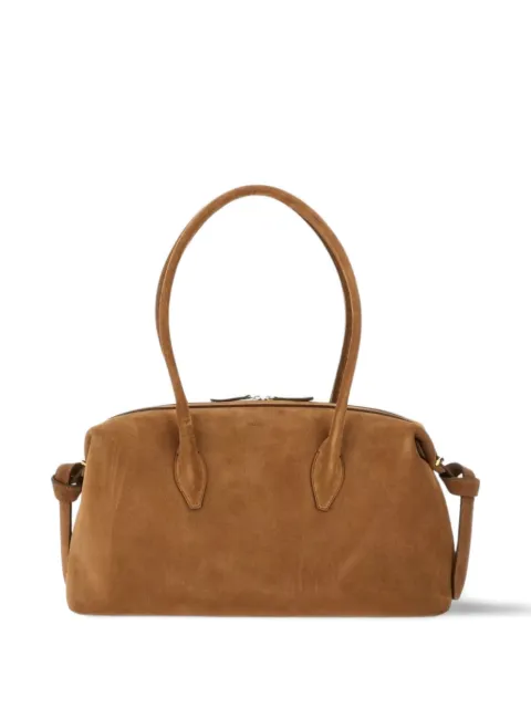 Yuzefi suede top-handle shoulder bag