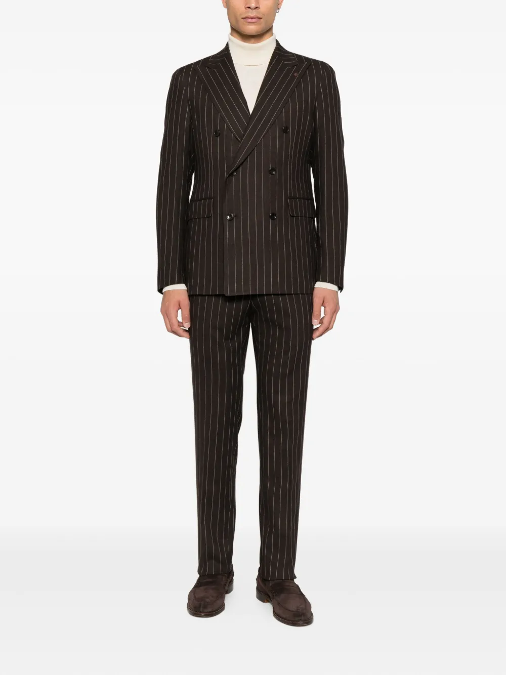 Tagliatore pinstripe suit | Double  Breasted Suits | Image 2