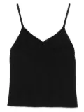CFCL ribbed V-neck top - Black