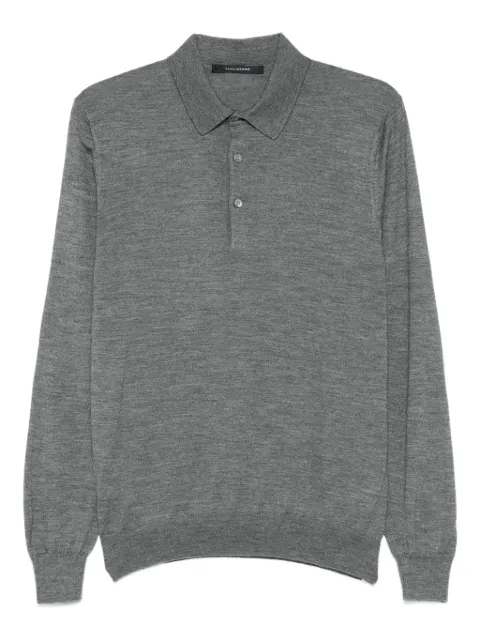 Tagliatore fine-knit polo shirt