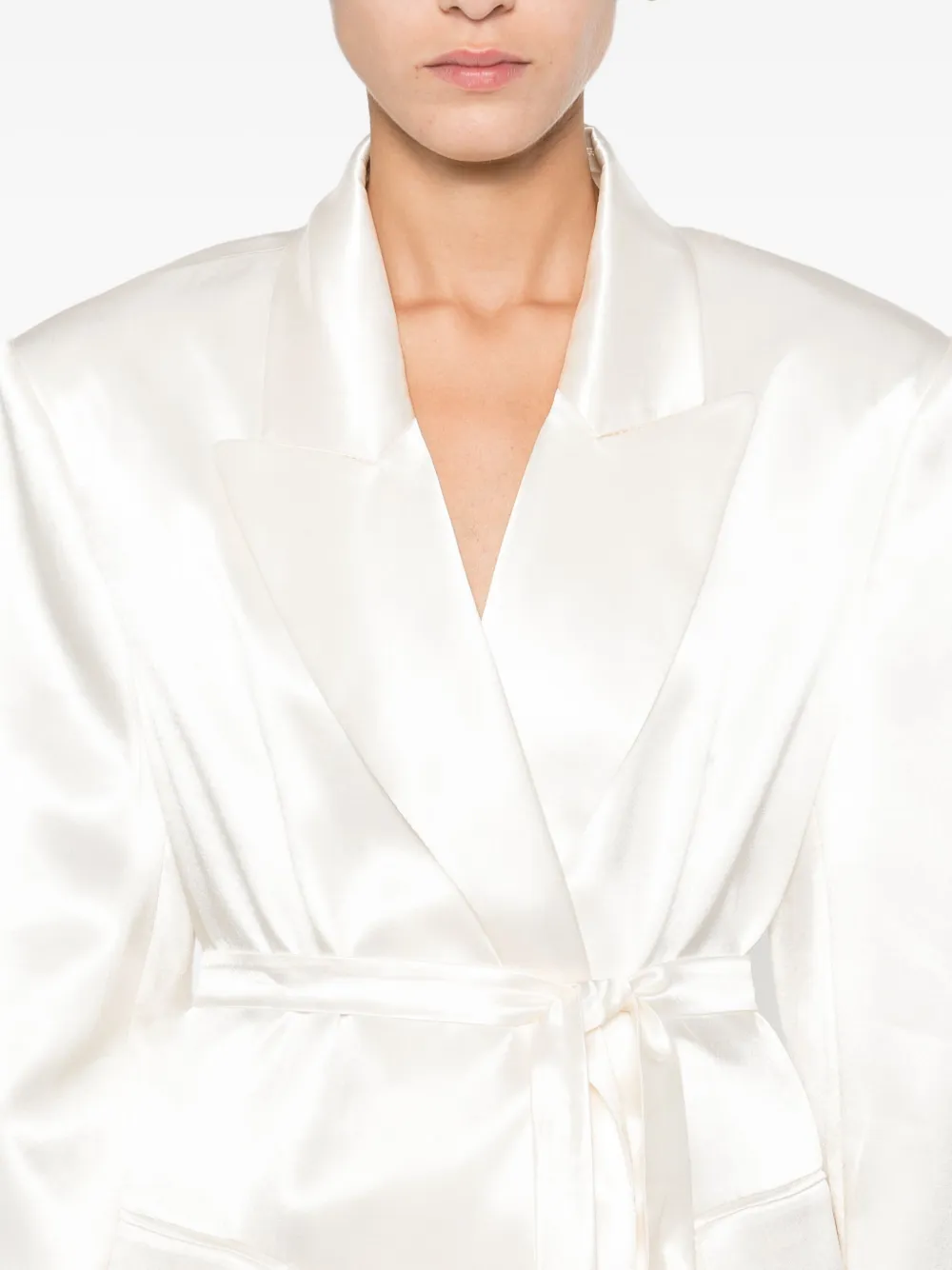 THE ANDAMANE Jack met gestrikte taille Wit