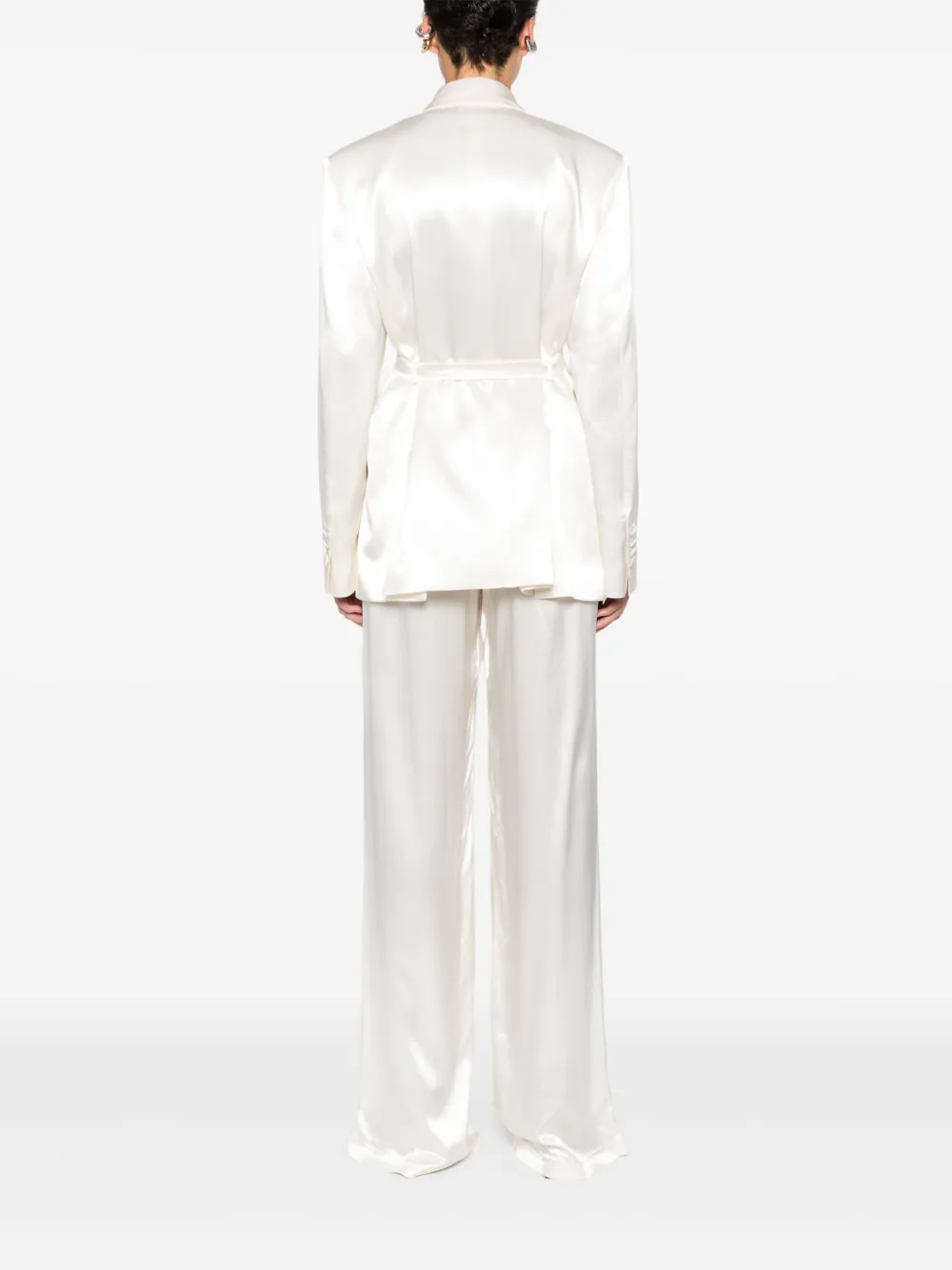 THE ANDAMANE Jack met gestrikte taille Wit