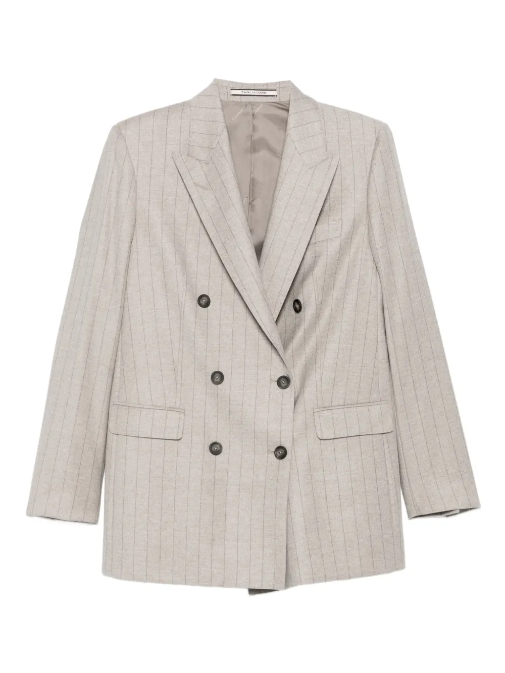 Tagliatore ストライプ ダブルジャケット - ニュートラル