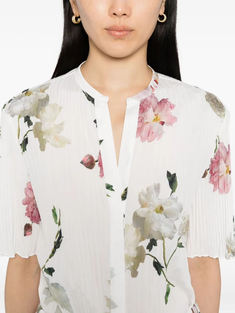 Vince Wilted Peony top Wit