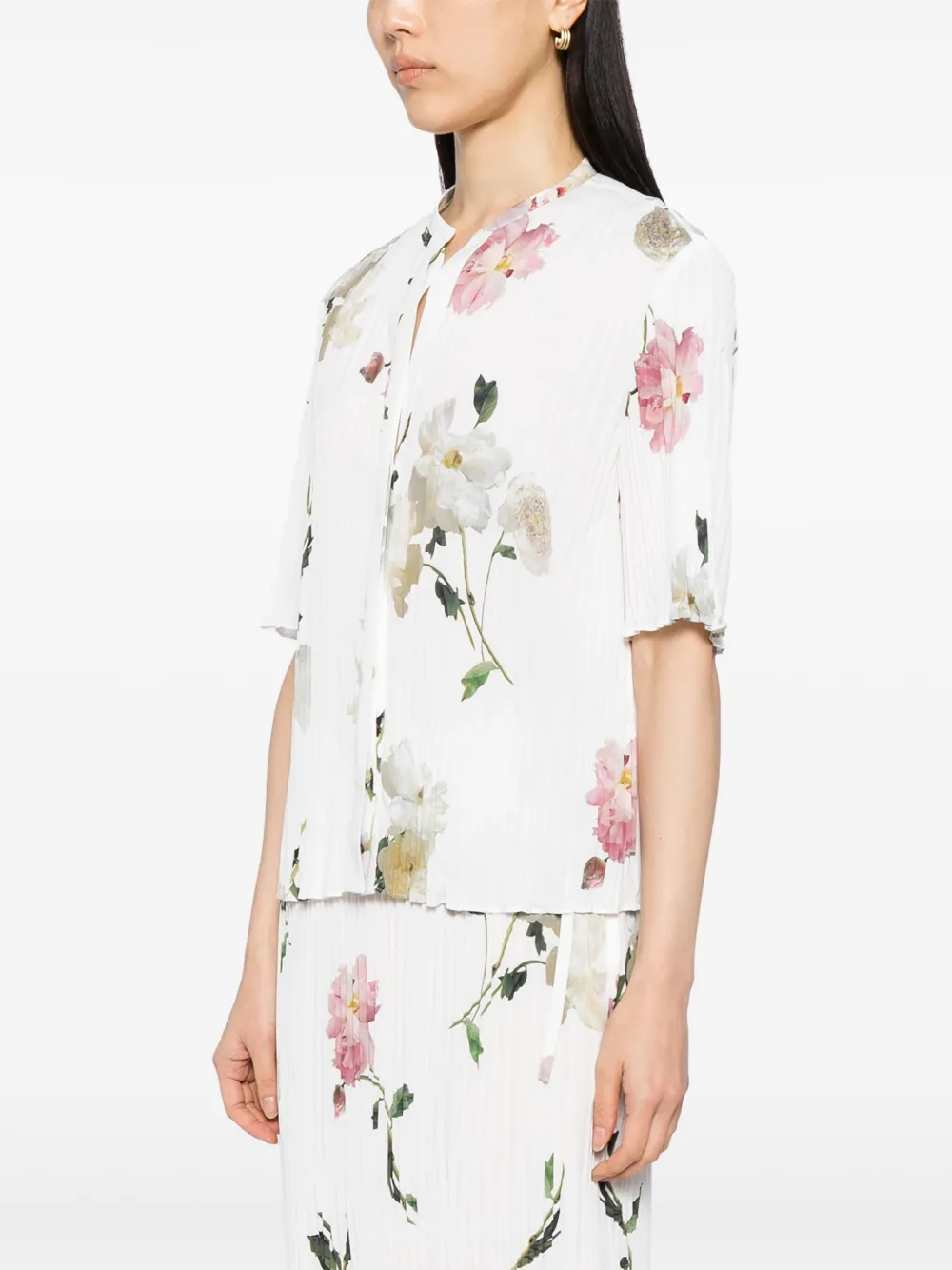 Vince Wilted Peony top Wit