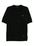 Fred Perry knitted polo shirt - Black