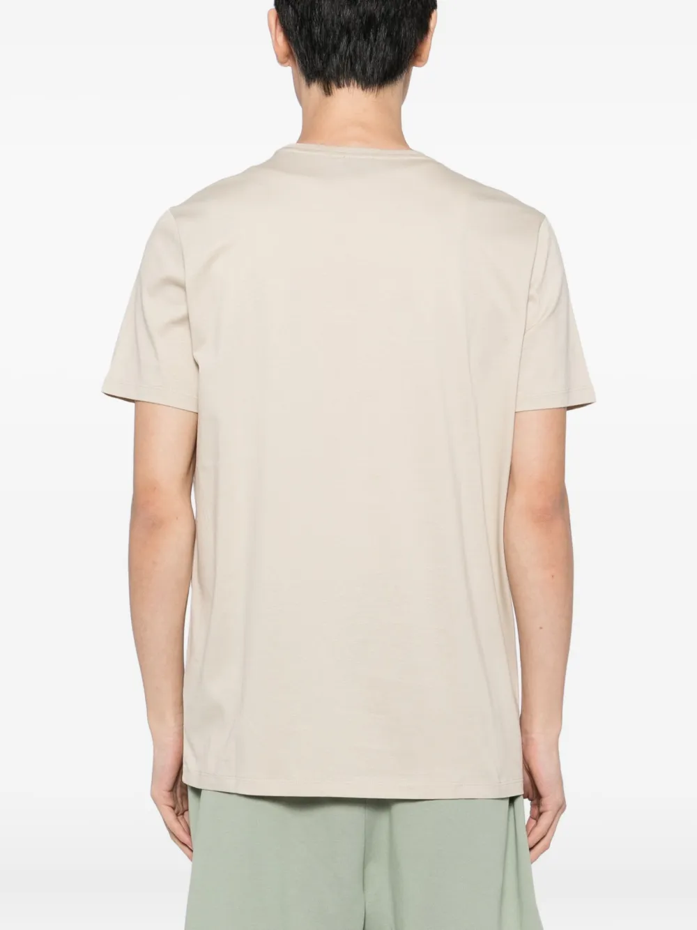 SANDBANKS T-shirt met logopatch Beige