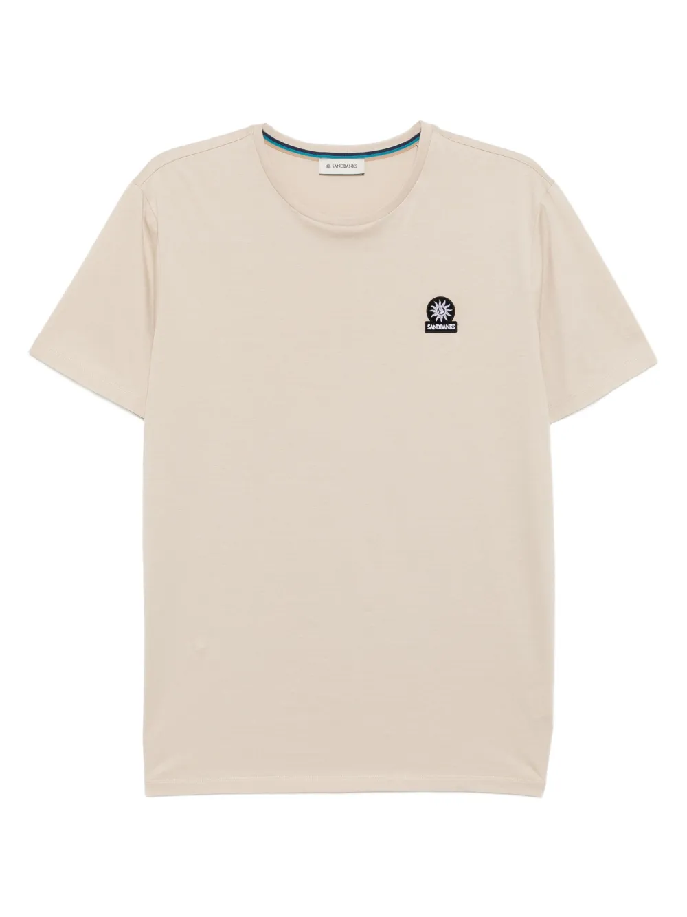 SANDBANKS logo-patch T-shirt | Neutrals | Image 1