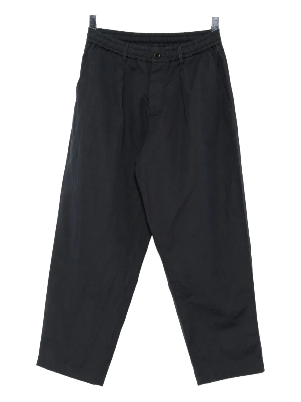 Universal Works Oxford Trousers In Black