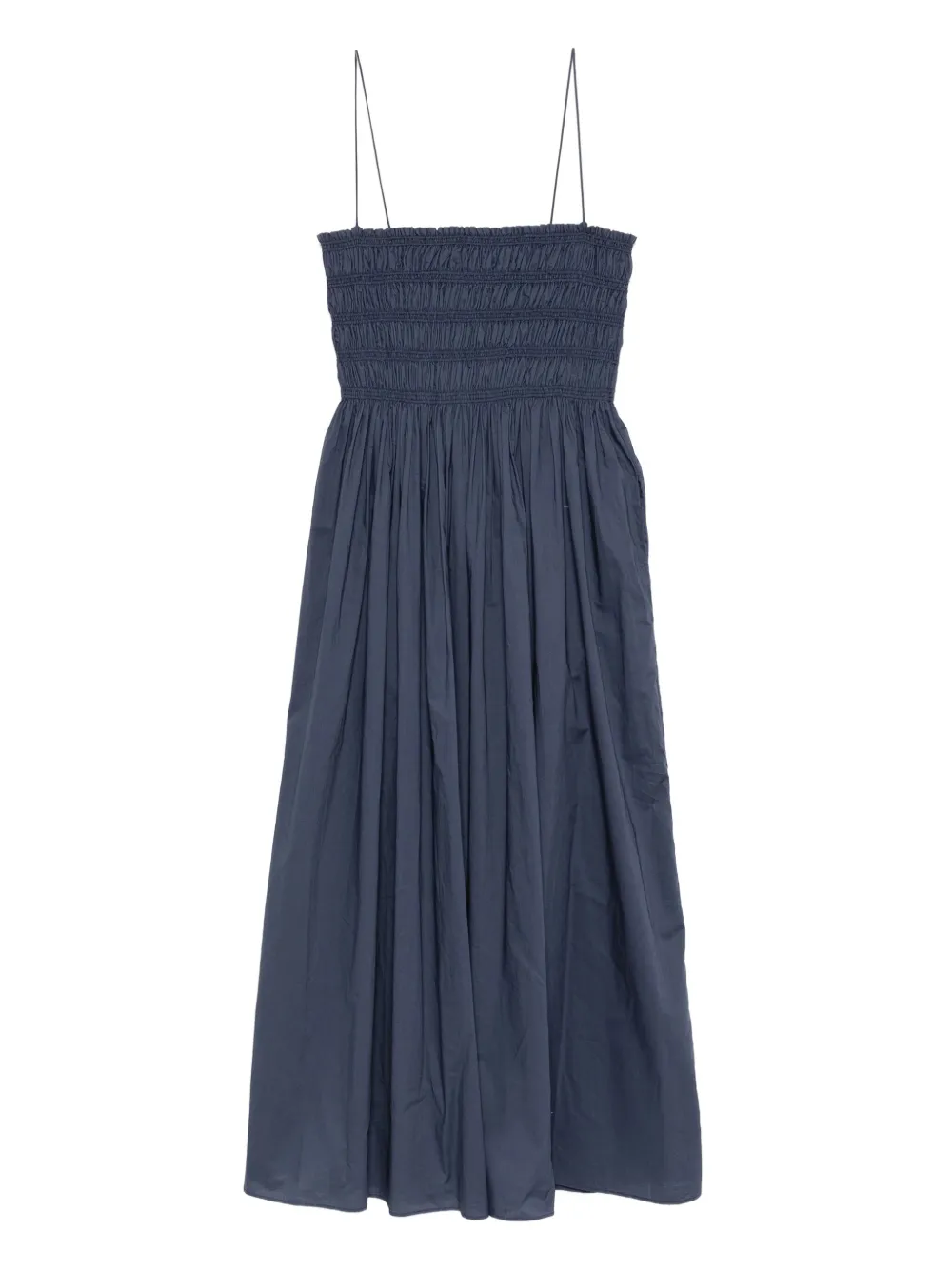 Matteau shirred dress | Blue | Image 1