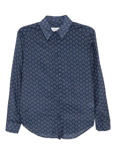 Matteau all-over print shirt