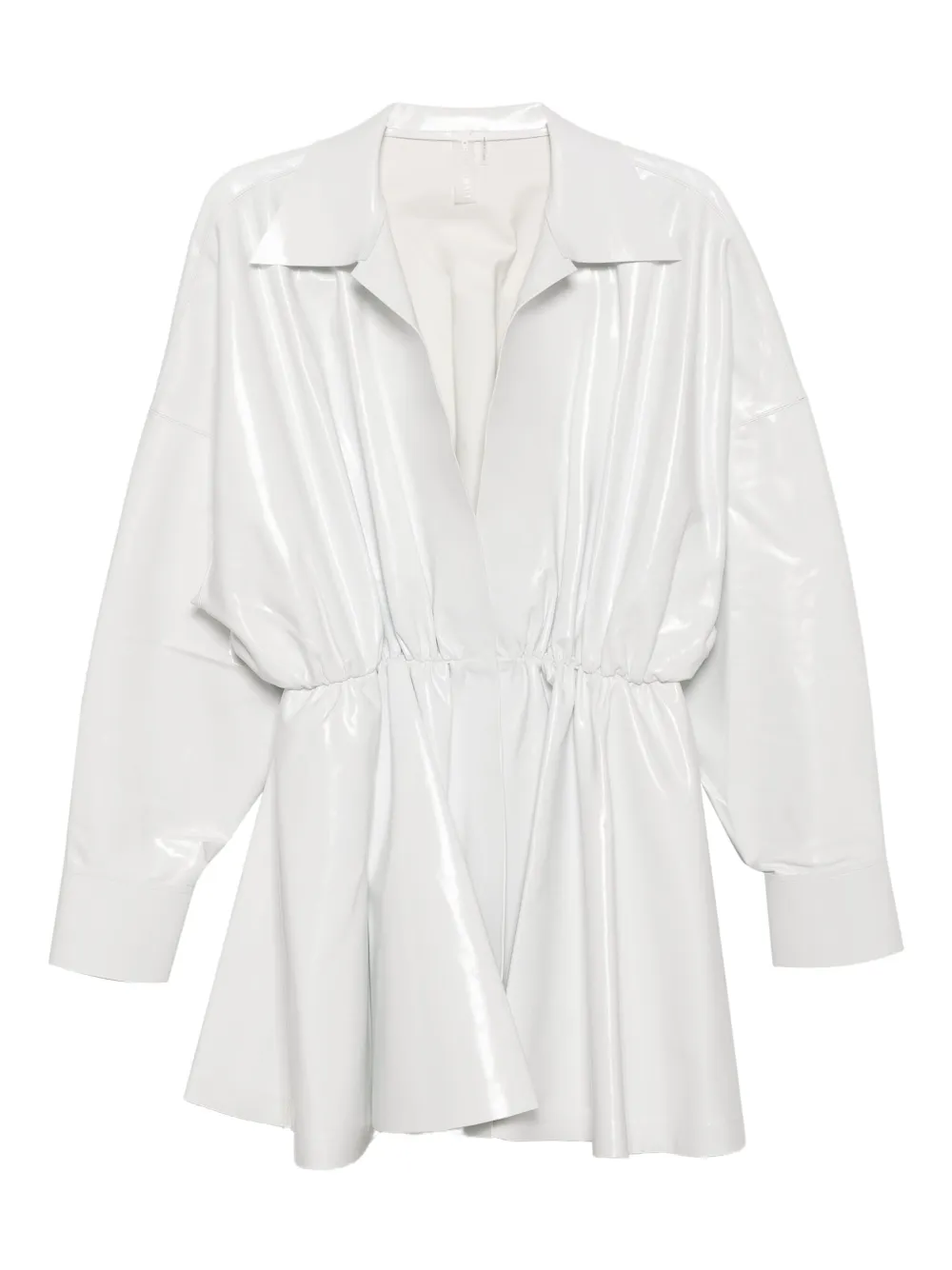 shirt flared mini dress