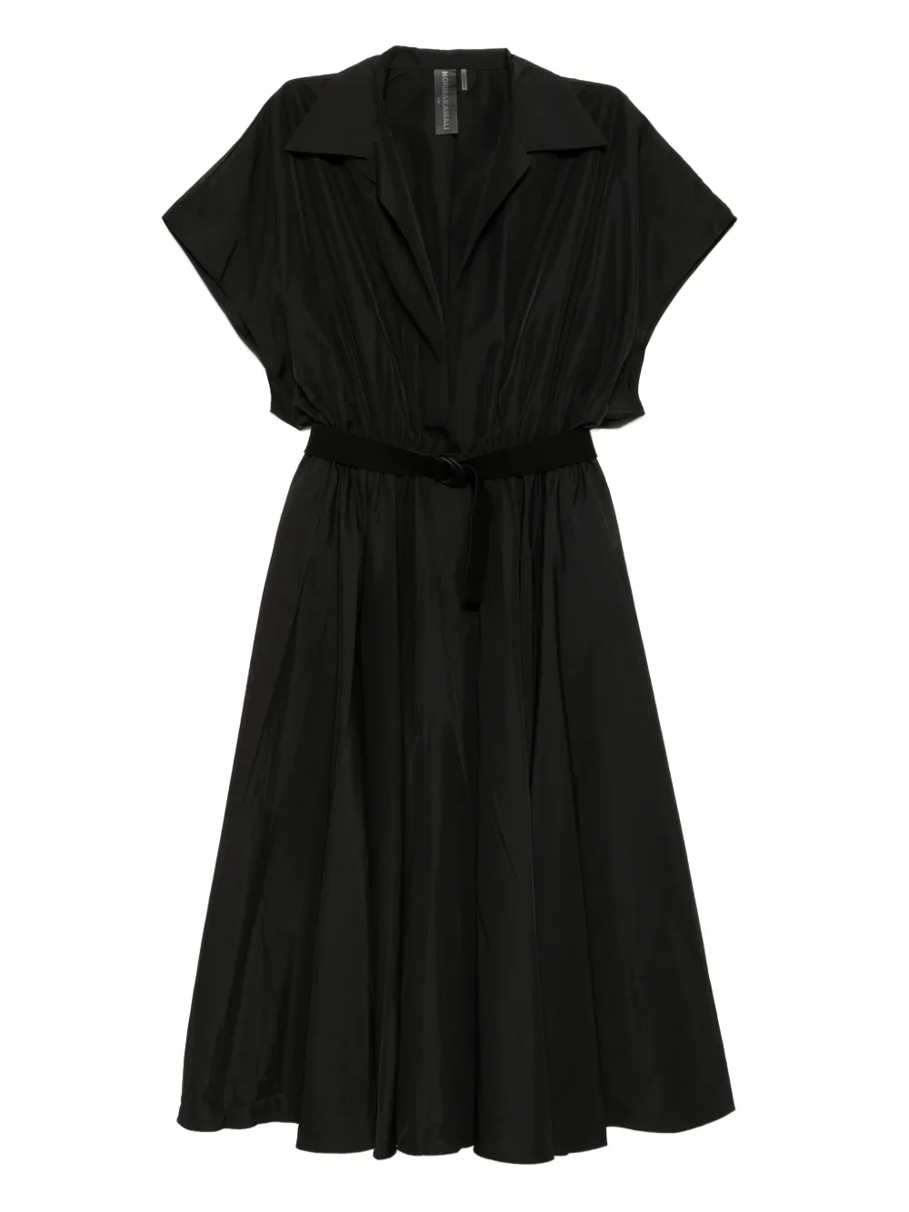 Norma Kamali Flared blousejurk Zwart
