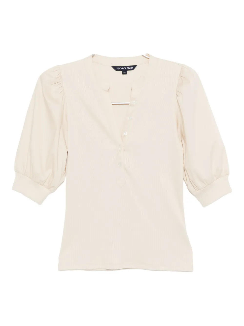 Veronica Beard Coralee Blouse In Orange