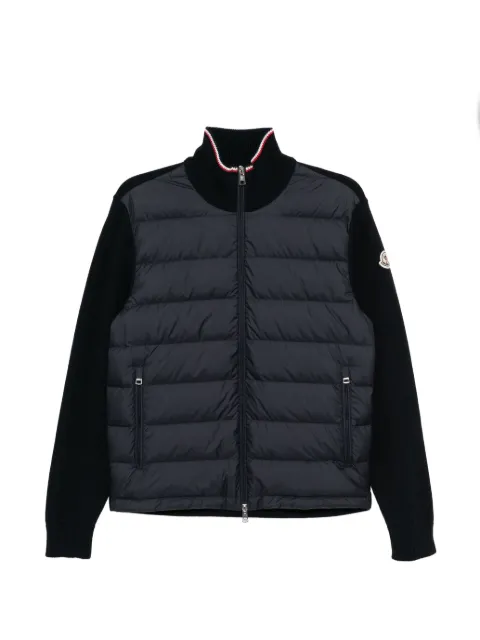Moncler quilt knit jacket