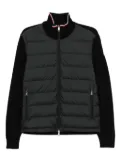 Moncler zipped padded jacket - Black