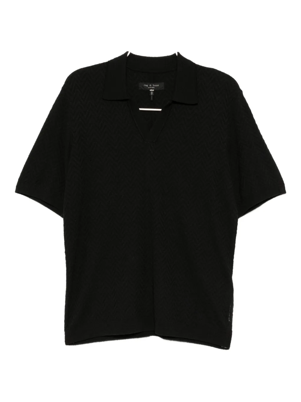 Rag & Bone Zuma Top In Black