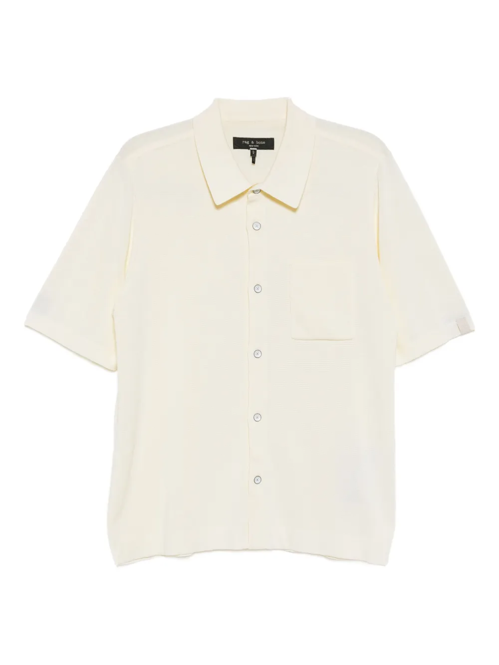 Rag & bone Gebreid poloshirt Wit