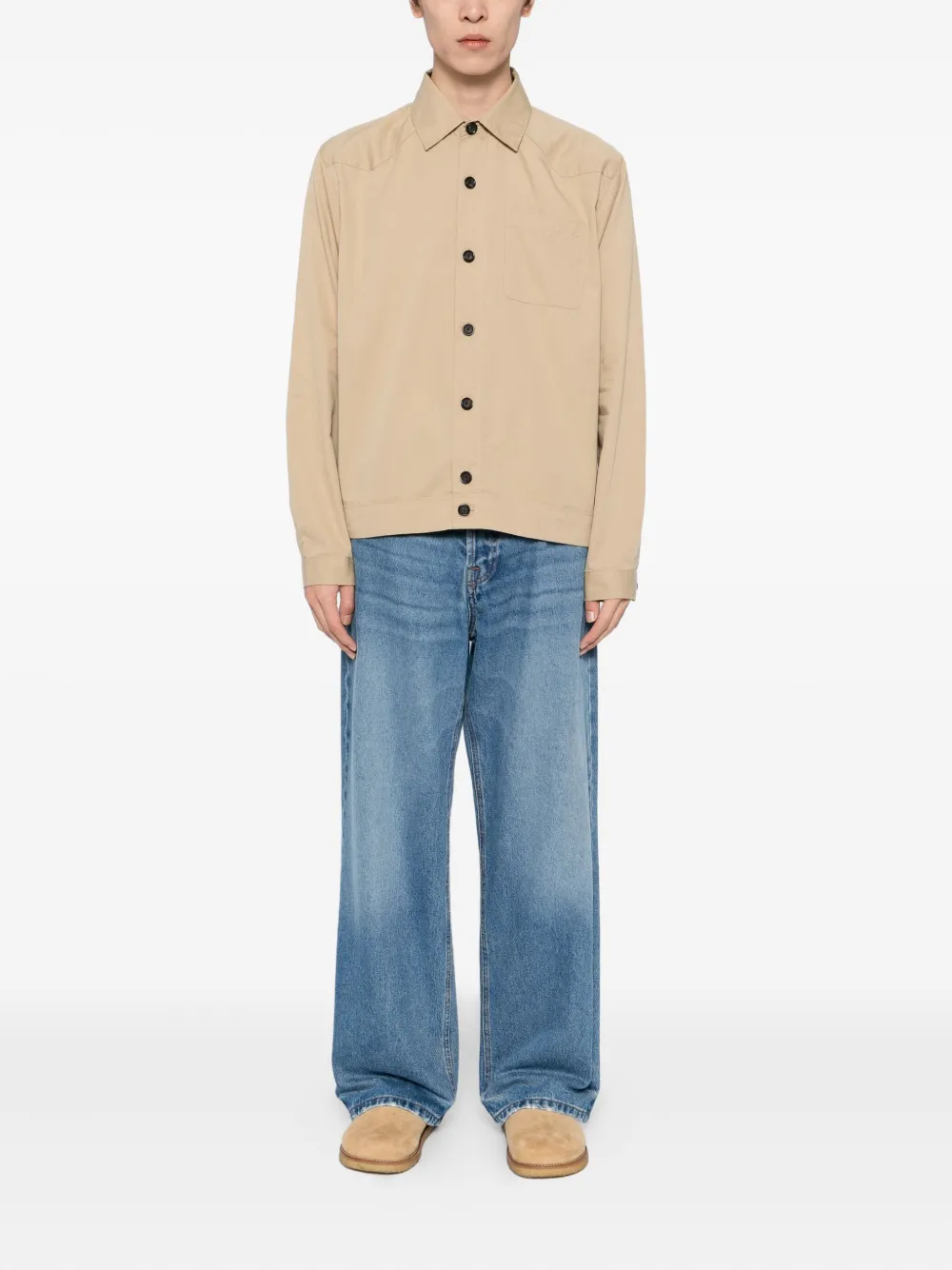 Oliver Spencer Witley shirtjack Beige